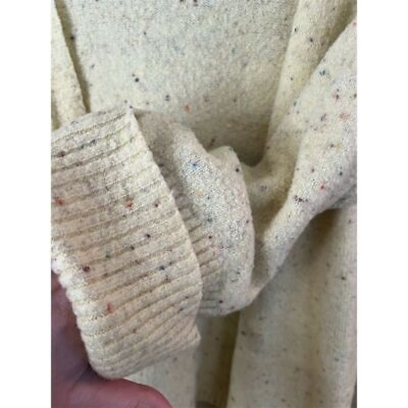 Blu Pepper Women's Yellow Multicolor Knit Cardigan Sweater Size L Casual - Picture 3 of 6